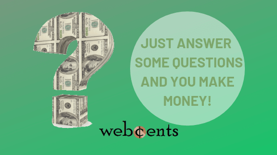 Make money answering questions