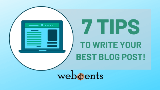 Write a great blog post
