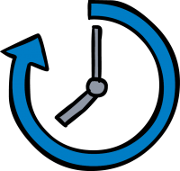 Time management symbol