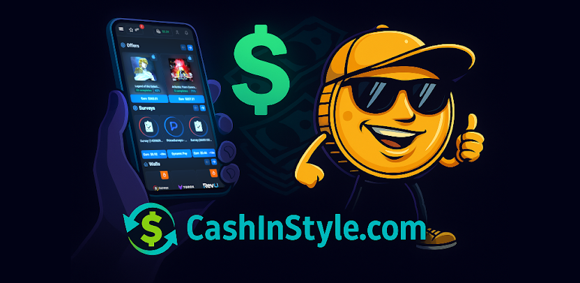 Banner showing the CashInStyle app